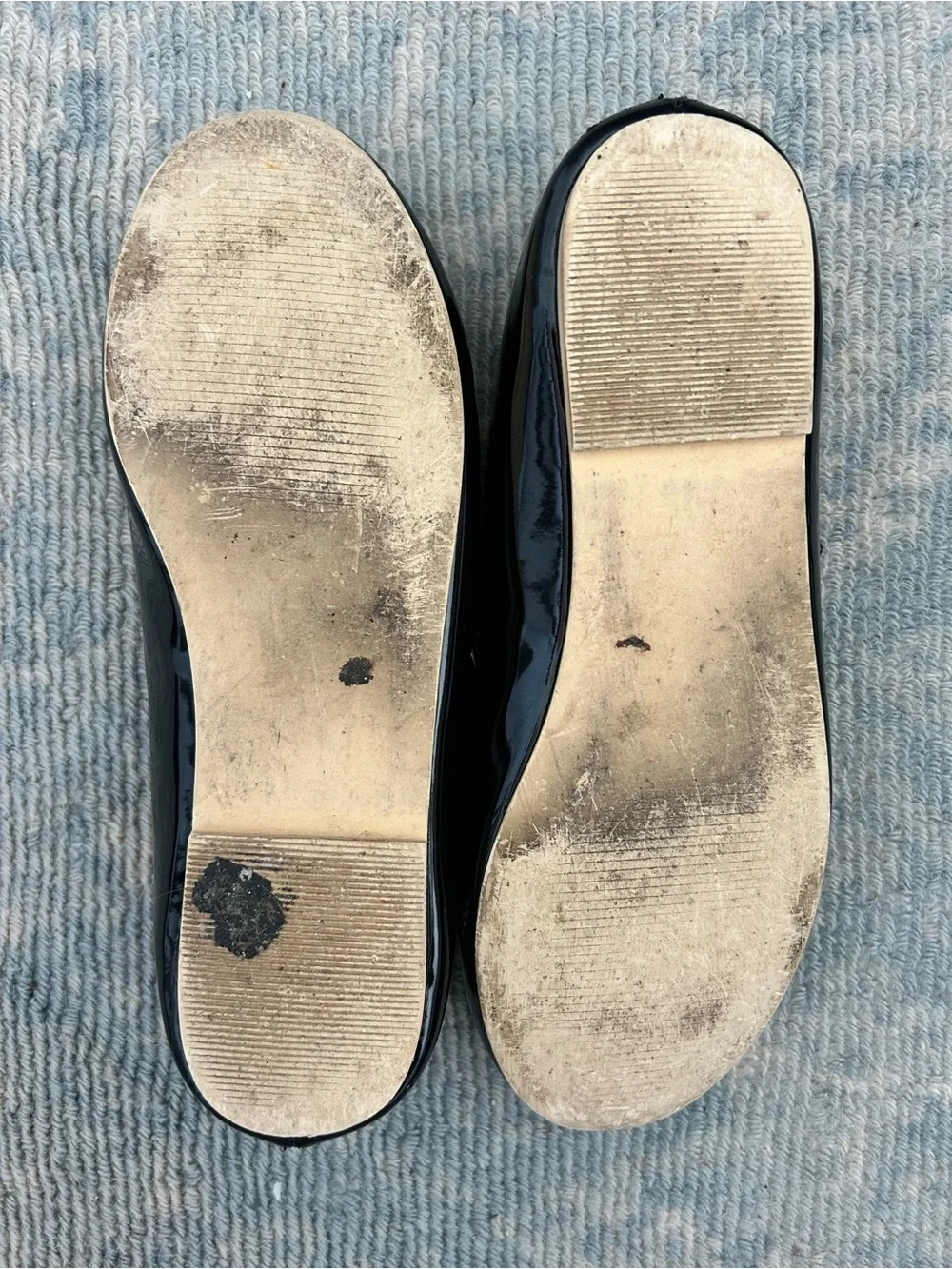 Janie and Jack Black Patent Bow Ballet Flats -  Mary Jane Style - size 4